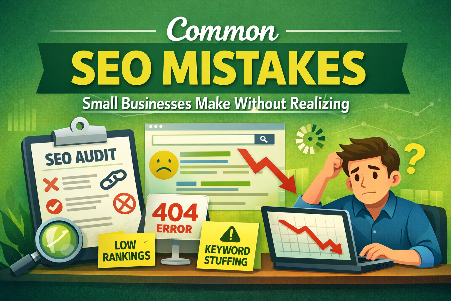 Common SEO Mistakes Small Businesses Make | Website Legends
