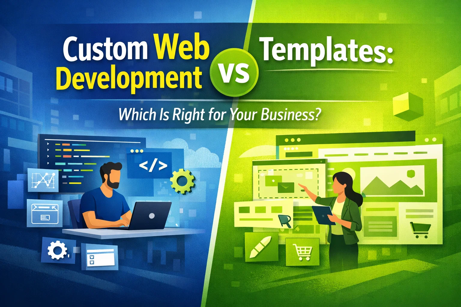 Custom Web Development vs Templates: Which Is Right for Your Business?