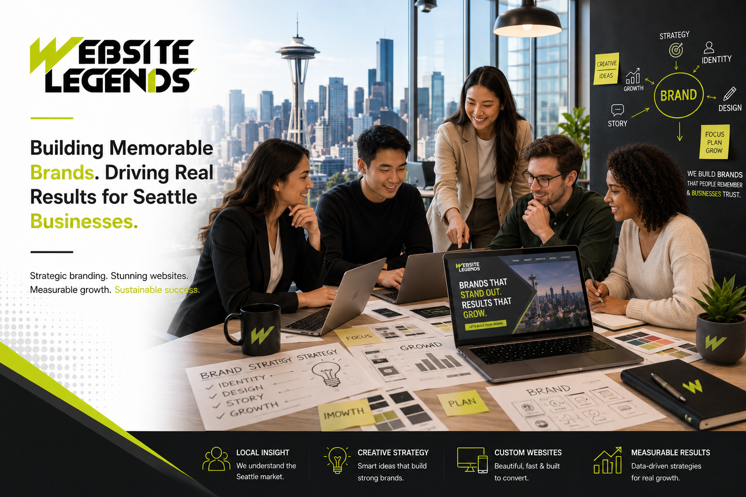 How Website Legends Builds Memorable Brands for Seattle Businesses